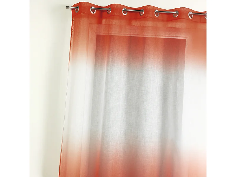 Voilage en étamine à imprimés "tie and dye"