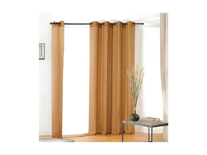 Visillo a rayas finas negras