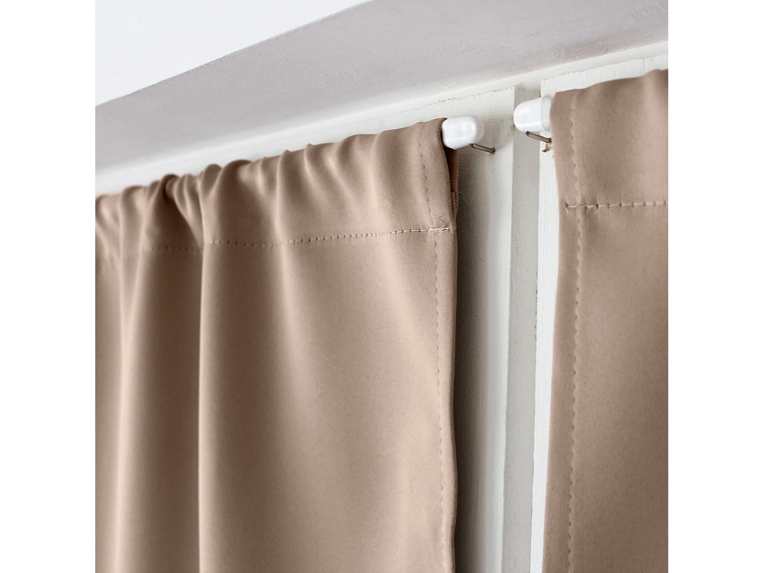 Rideau Occultant "Reglisse" 60x120cm Naturel
