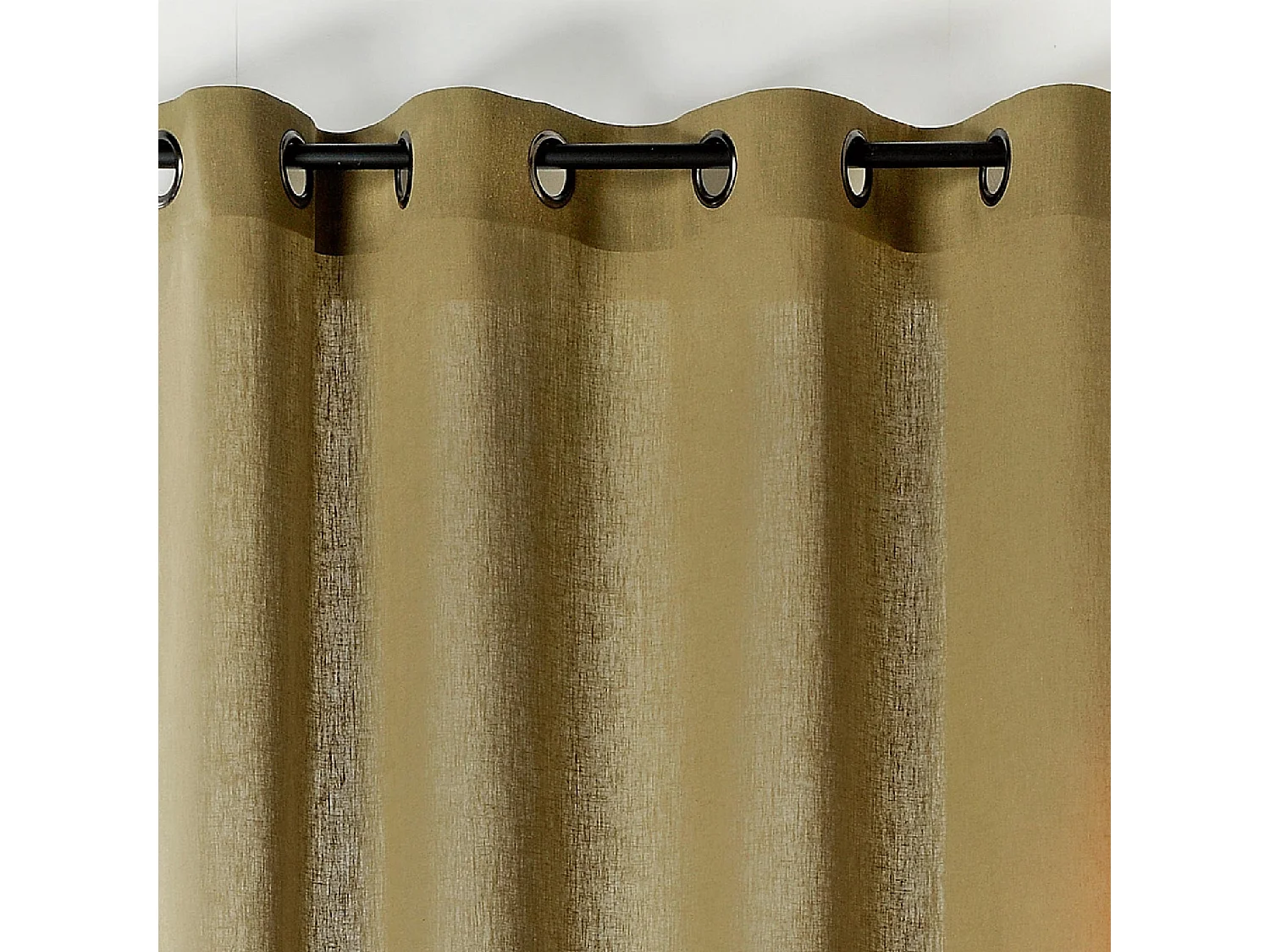 Cortina translúcida de poli/lin 140 x 250 cm