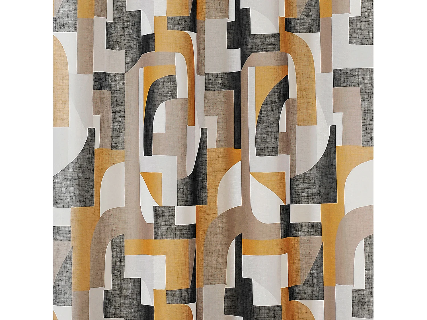 Voilage tamisant esprit seventies