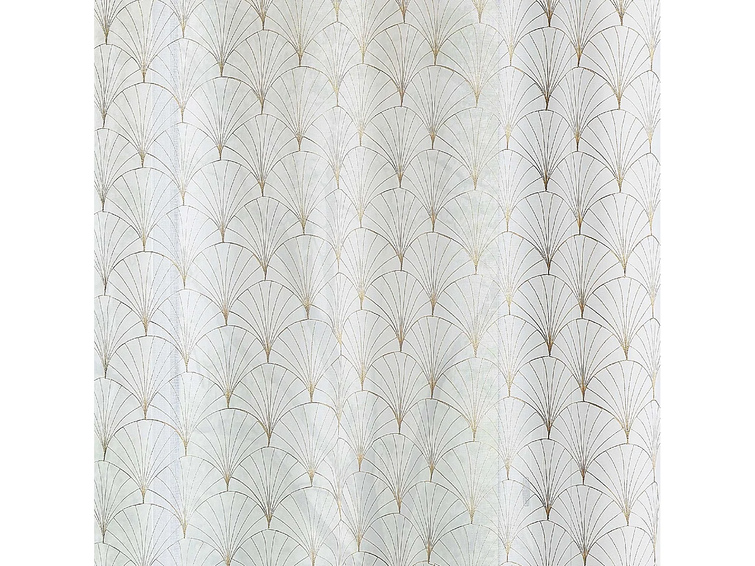 Gestickter Vorhang im Art-Déco-Stil