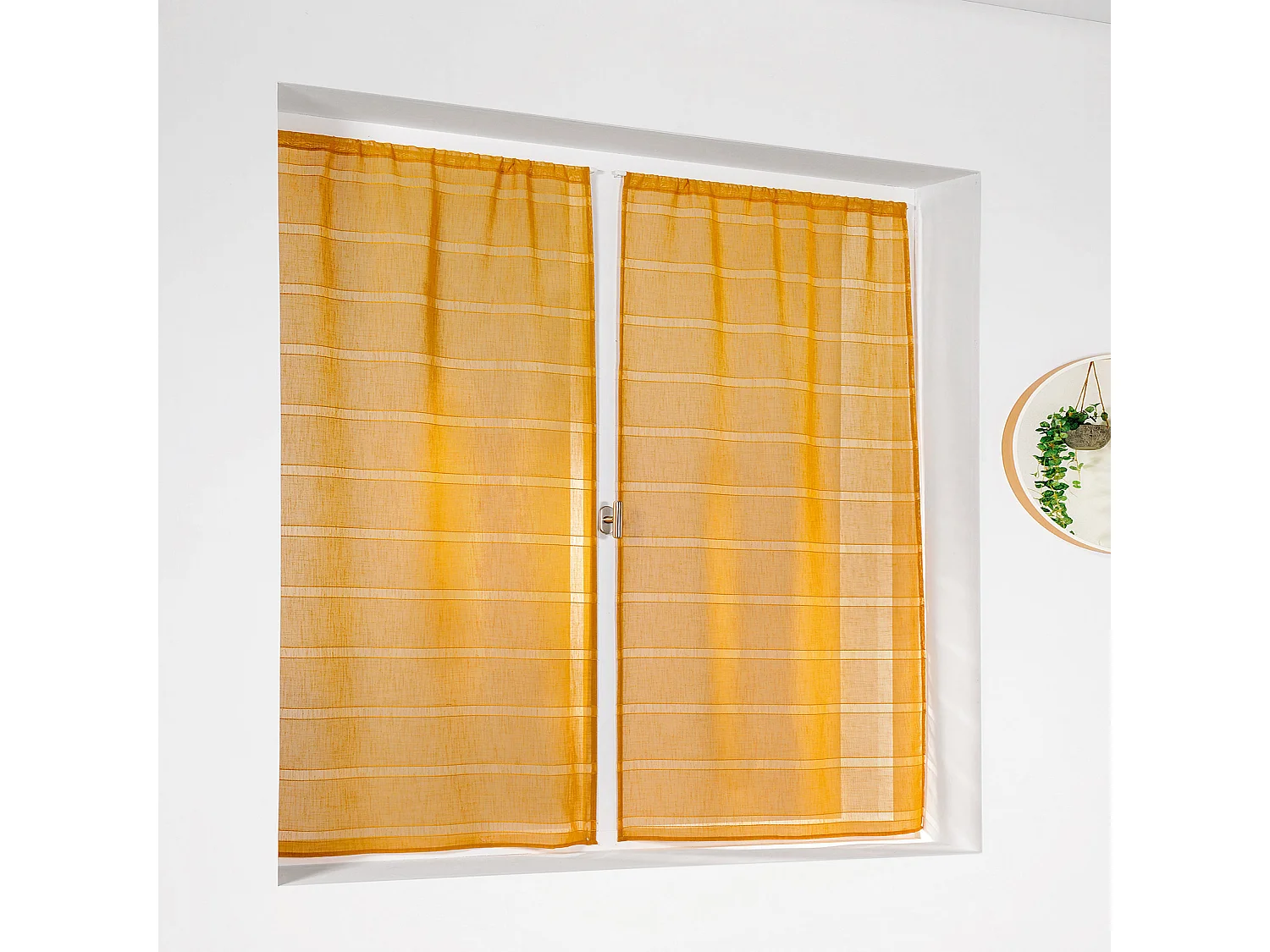 Petits voilages à la paire Cordelette