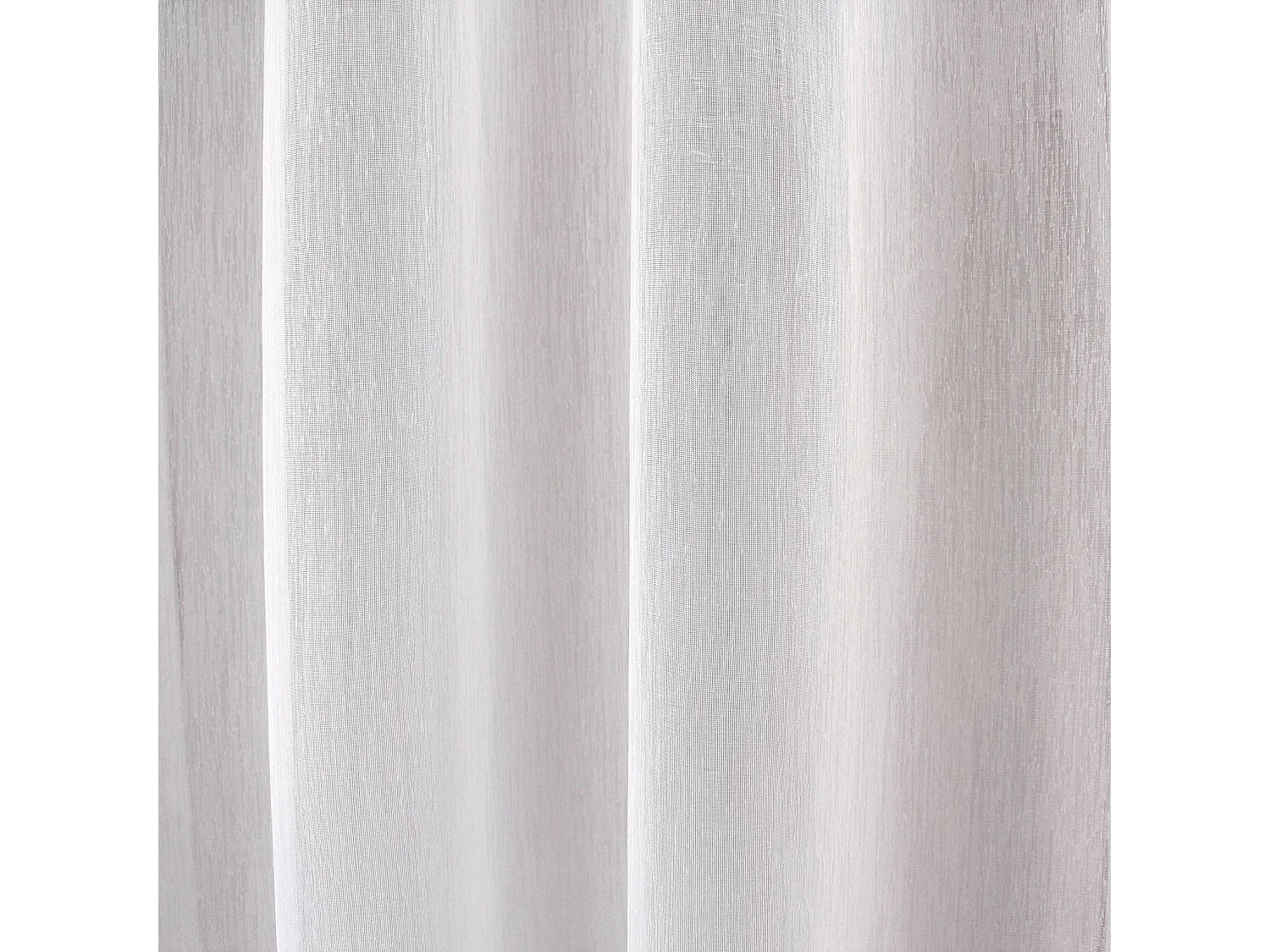 Rideau Voilage à Œillets "Sablé" 140x240cm Blanc