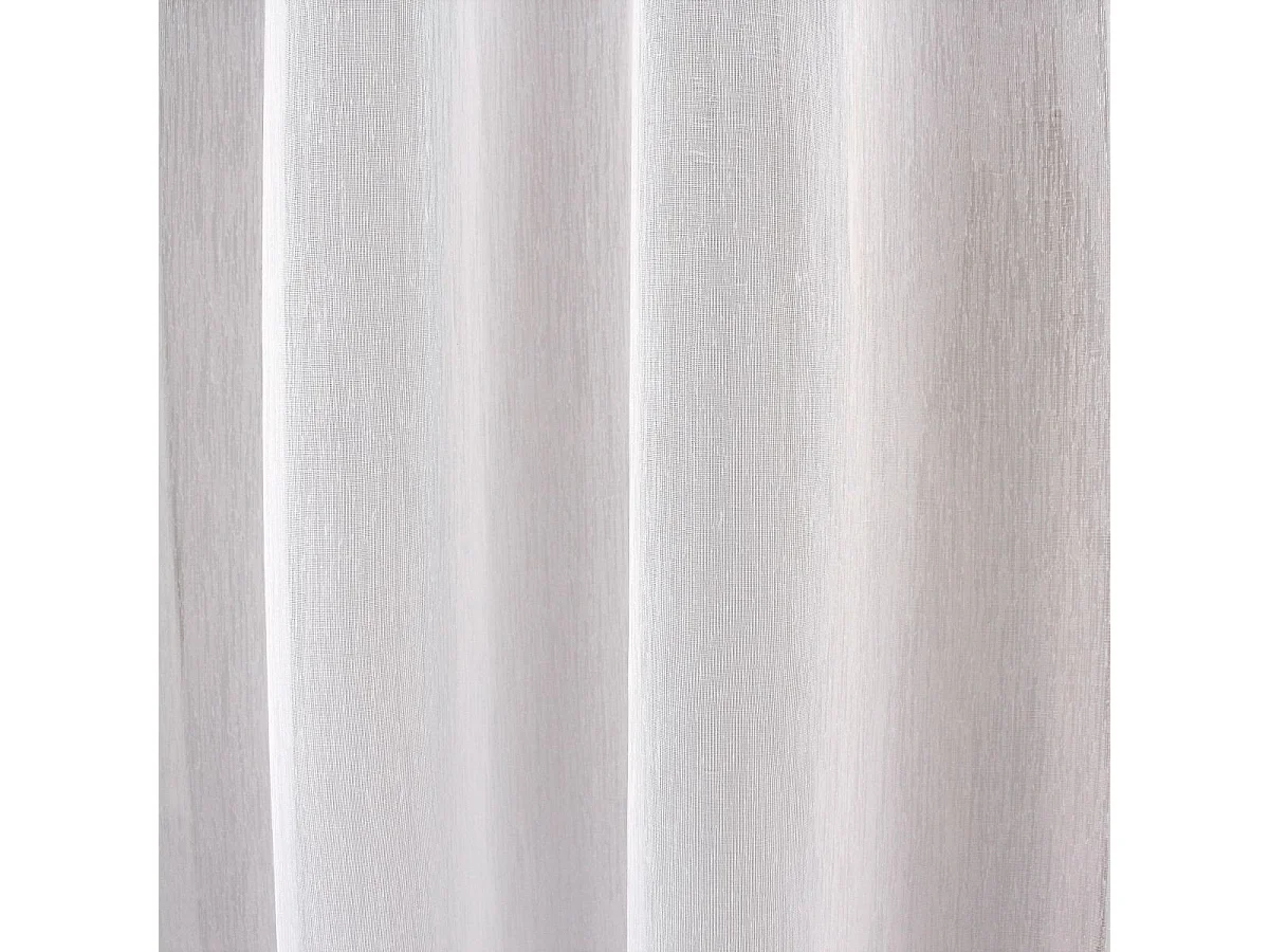 Rideau Voilage à Œillets "Sablé" 140x240cm Blanc