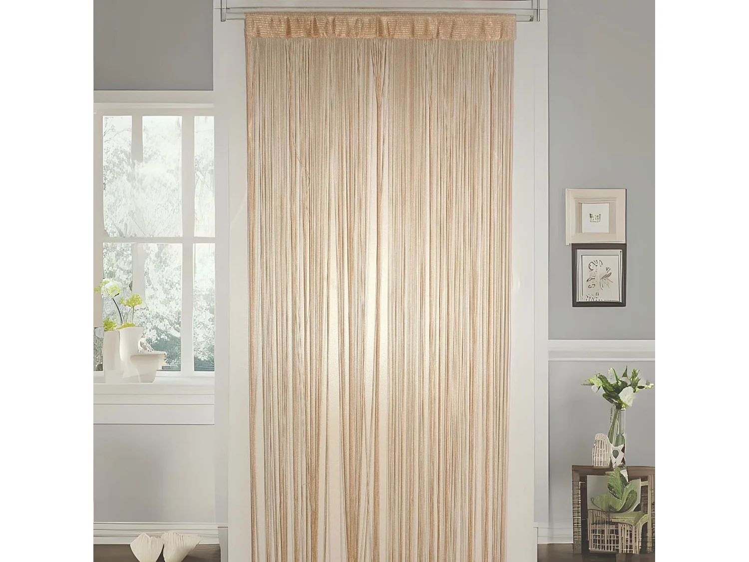 Cortina Hilos Spaguetti 90 x 240 cm