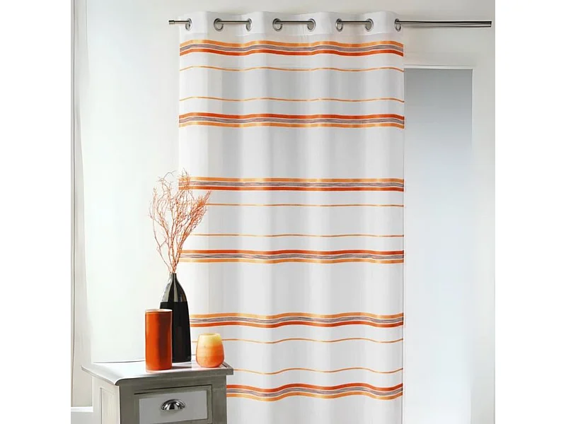 Visillo fantasía raya horizontal