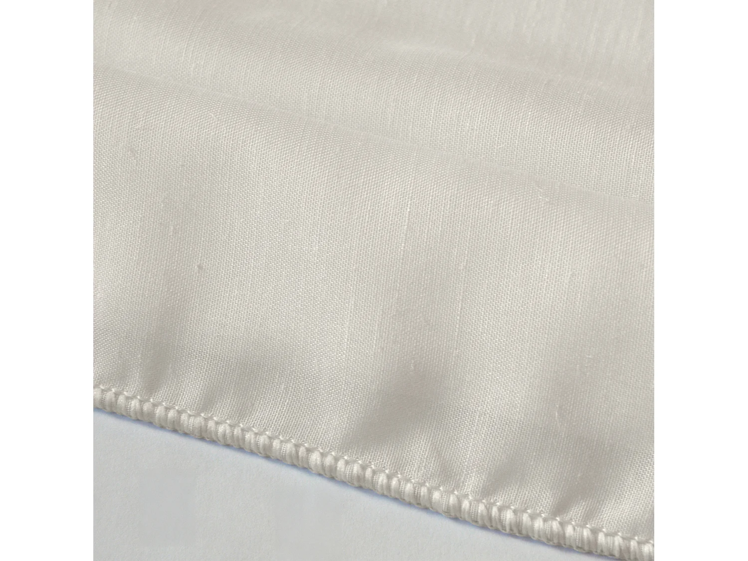 Rideau voilage poly-lin bas plombé