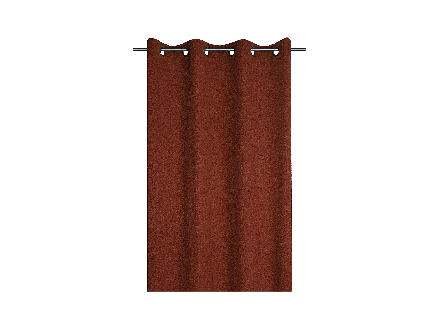 Rideau à oeillets doux effet bouclette