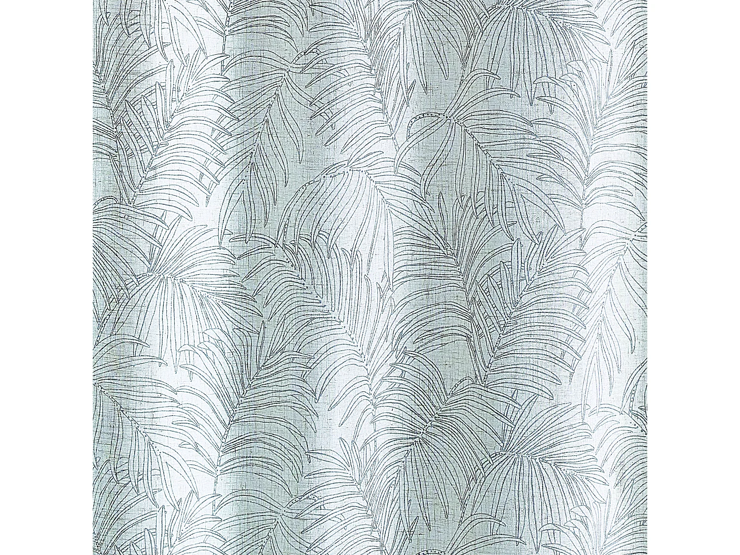 Voilage feuilles de palmier poly-lin