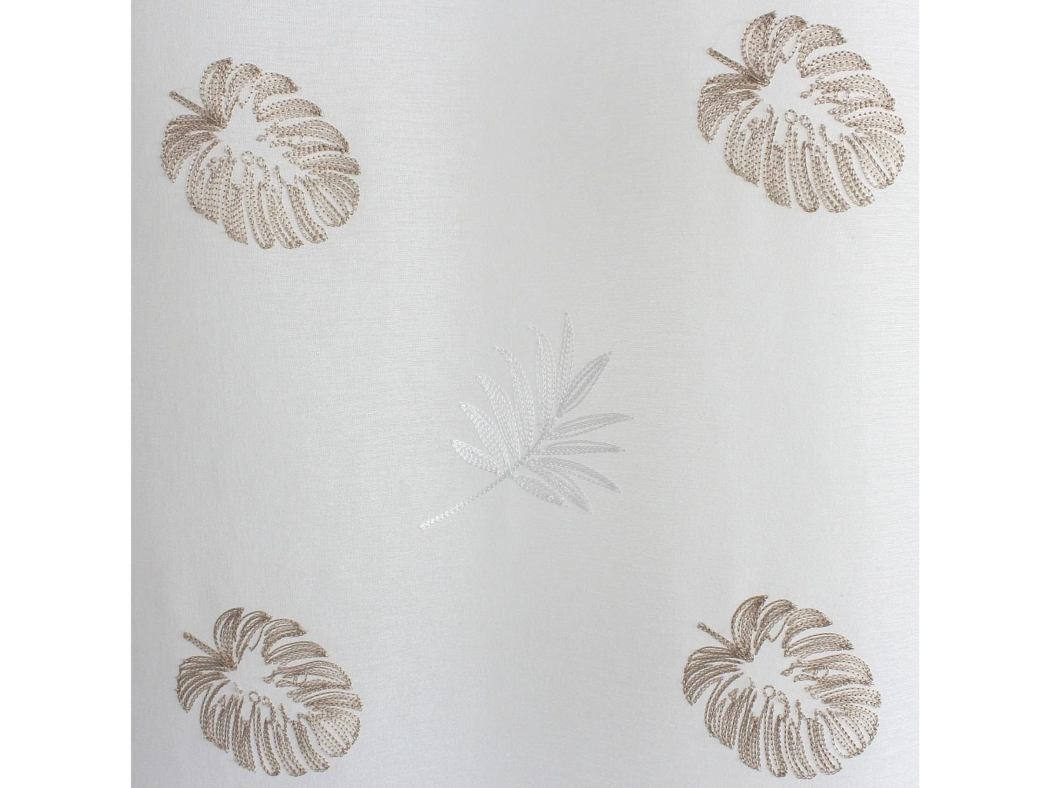 Rideau Voilage Imprimé "Milano" 140x240cm Vert Argile