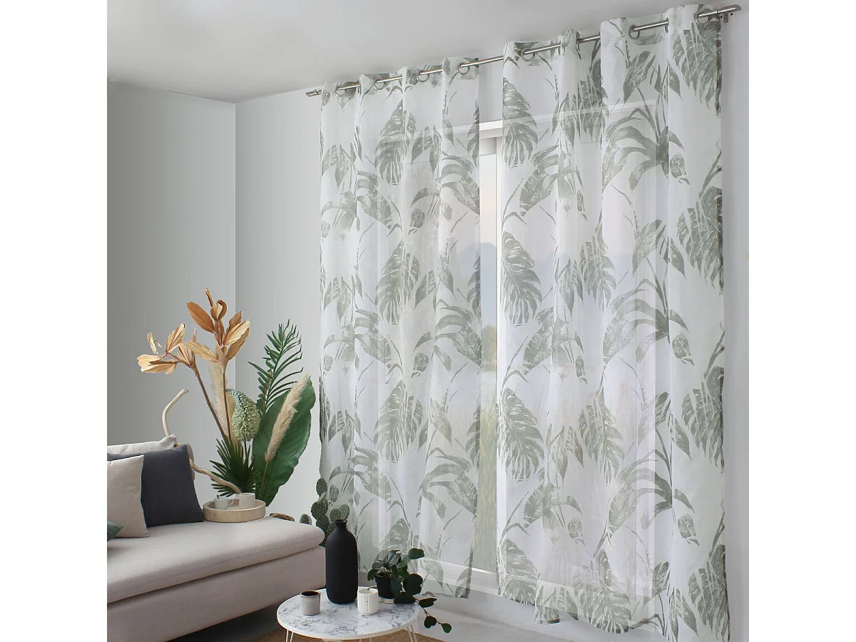 Bedruckter Voile aus Etamin