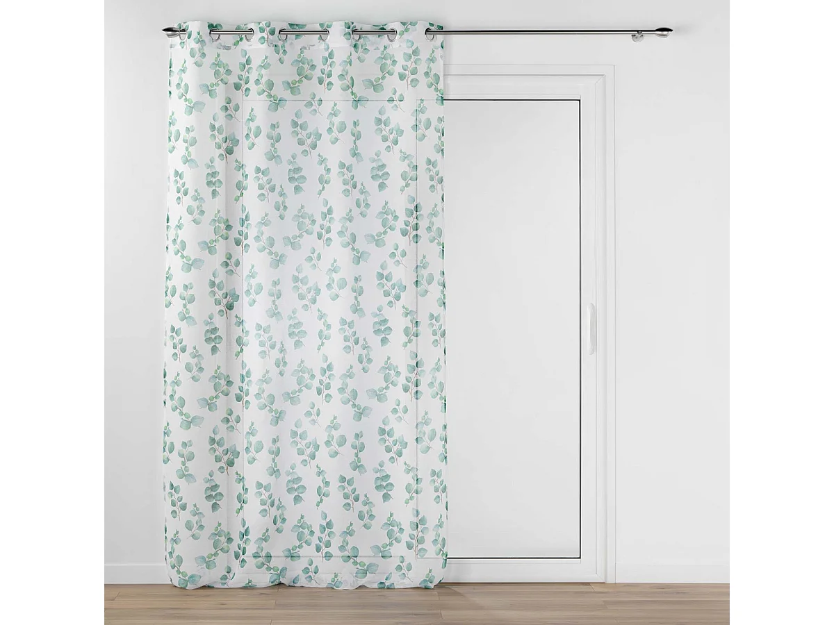 Rideau Voilage à Œillets "Leandre" 140x240cm Vert