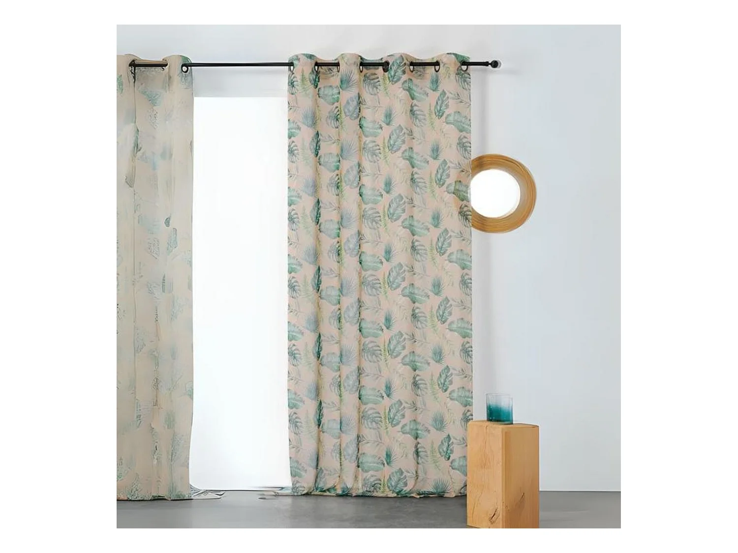 Visillo tamizante estampado mini vegetales