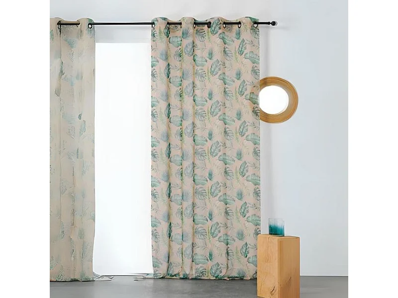 Visillo tamizante estampado mini vegetales