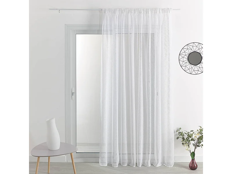 Voilage galon fronceur fall fluide