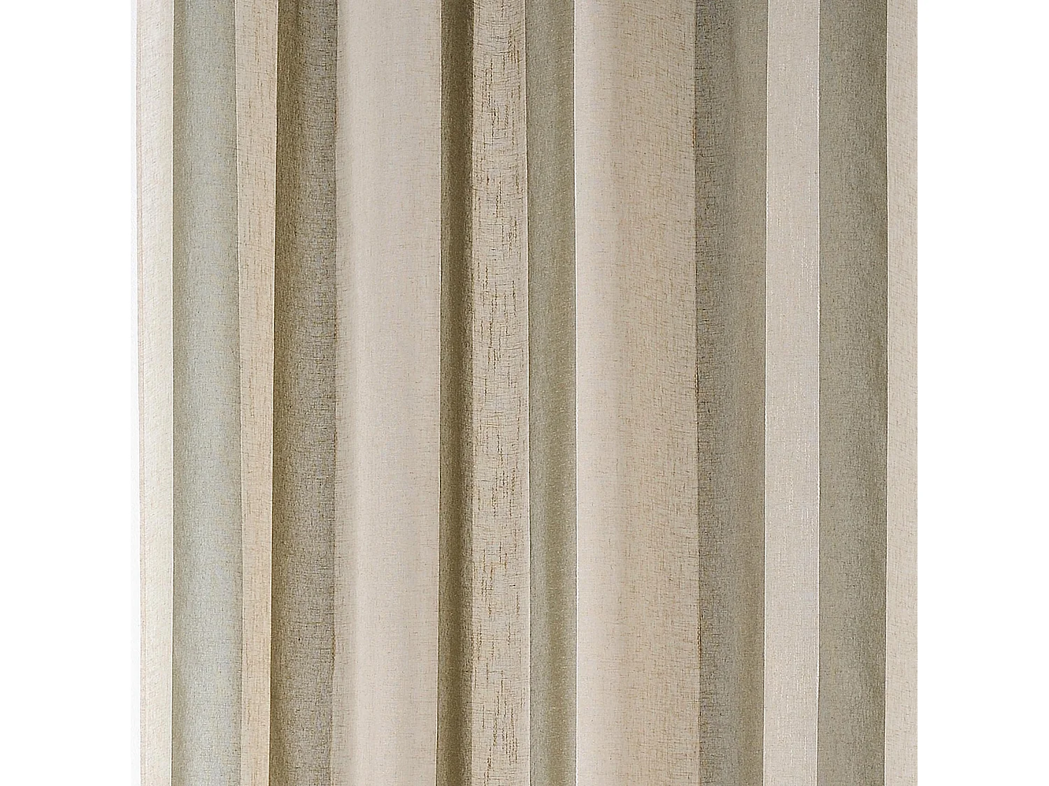 Voilage en voile rayé