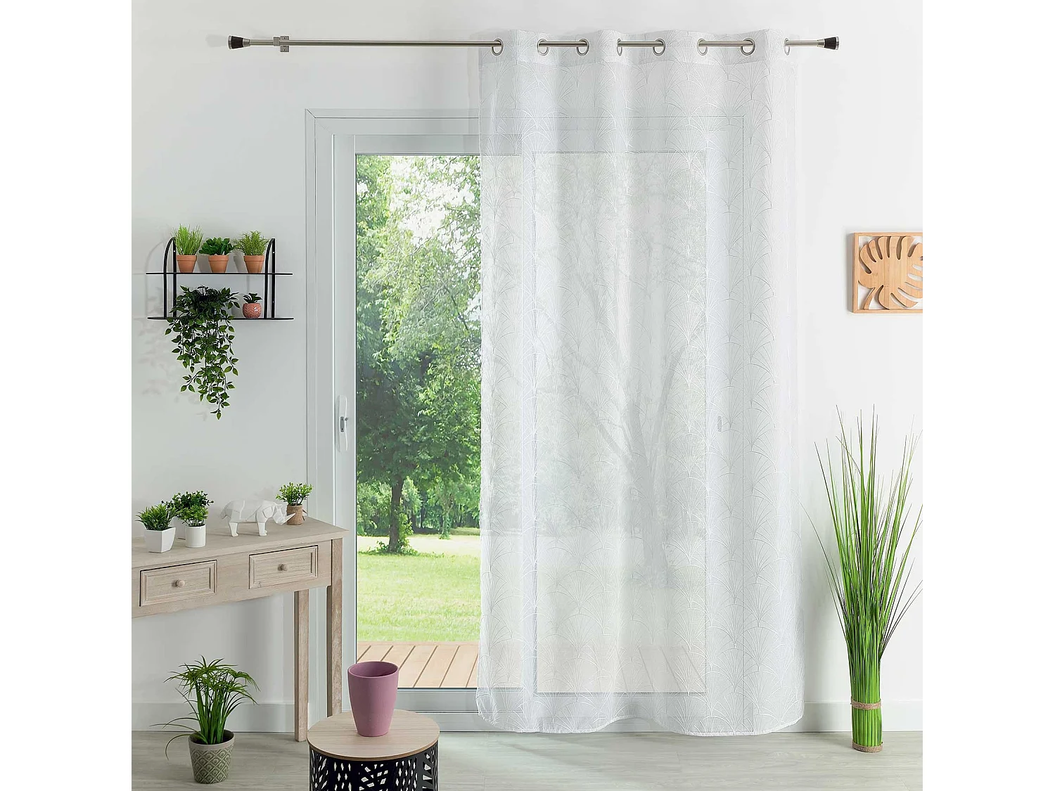 Gestickter Vorhang im Art-Déco-Stil