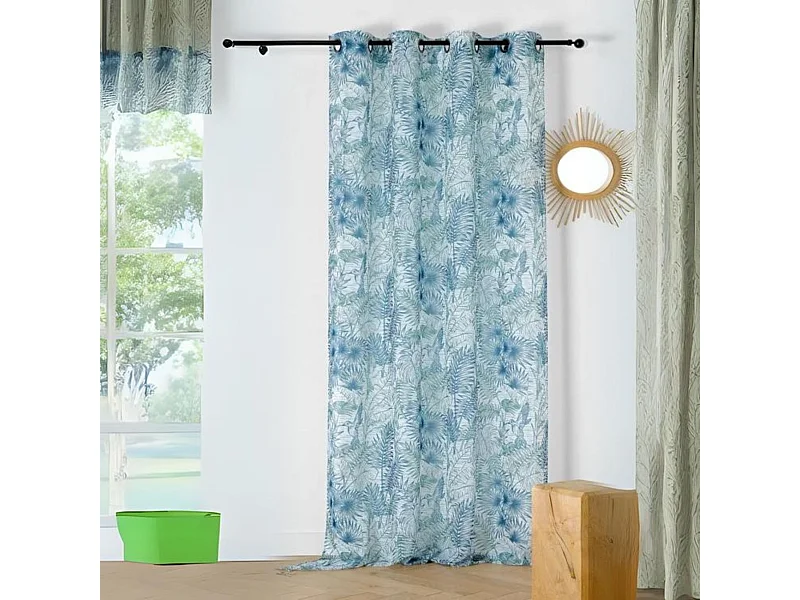 Visillo tamizado con estilo exótico