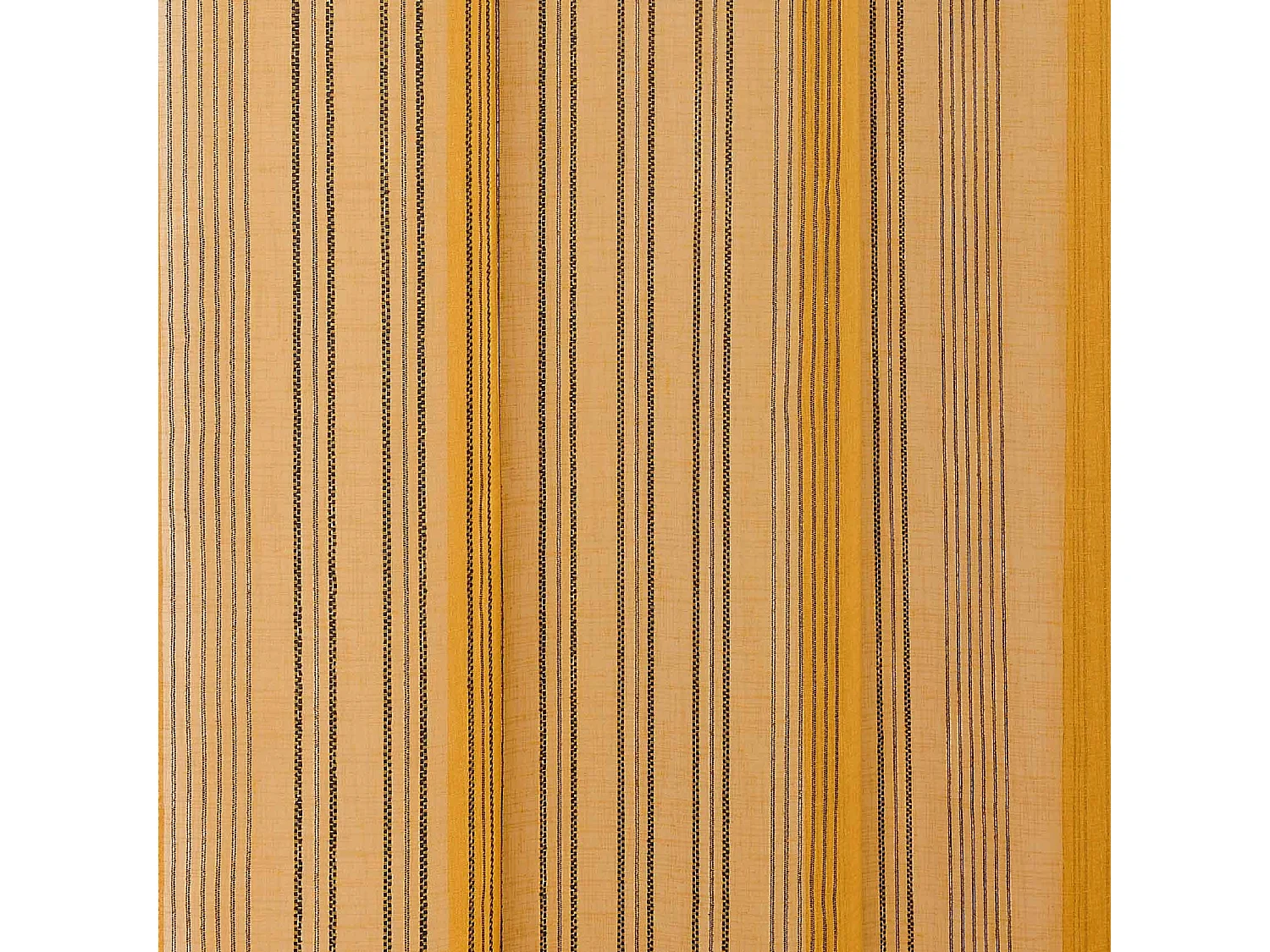 Voilage à l'aspect lin aux rayures verticales