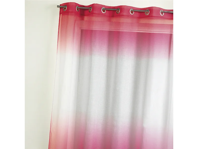 Voilage en étamine à imprimés "tie and dye"