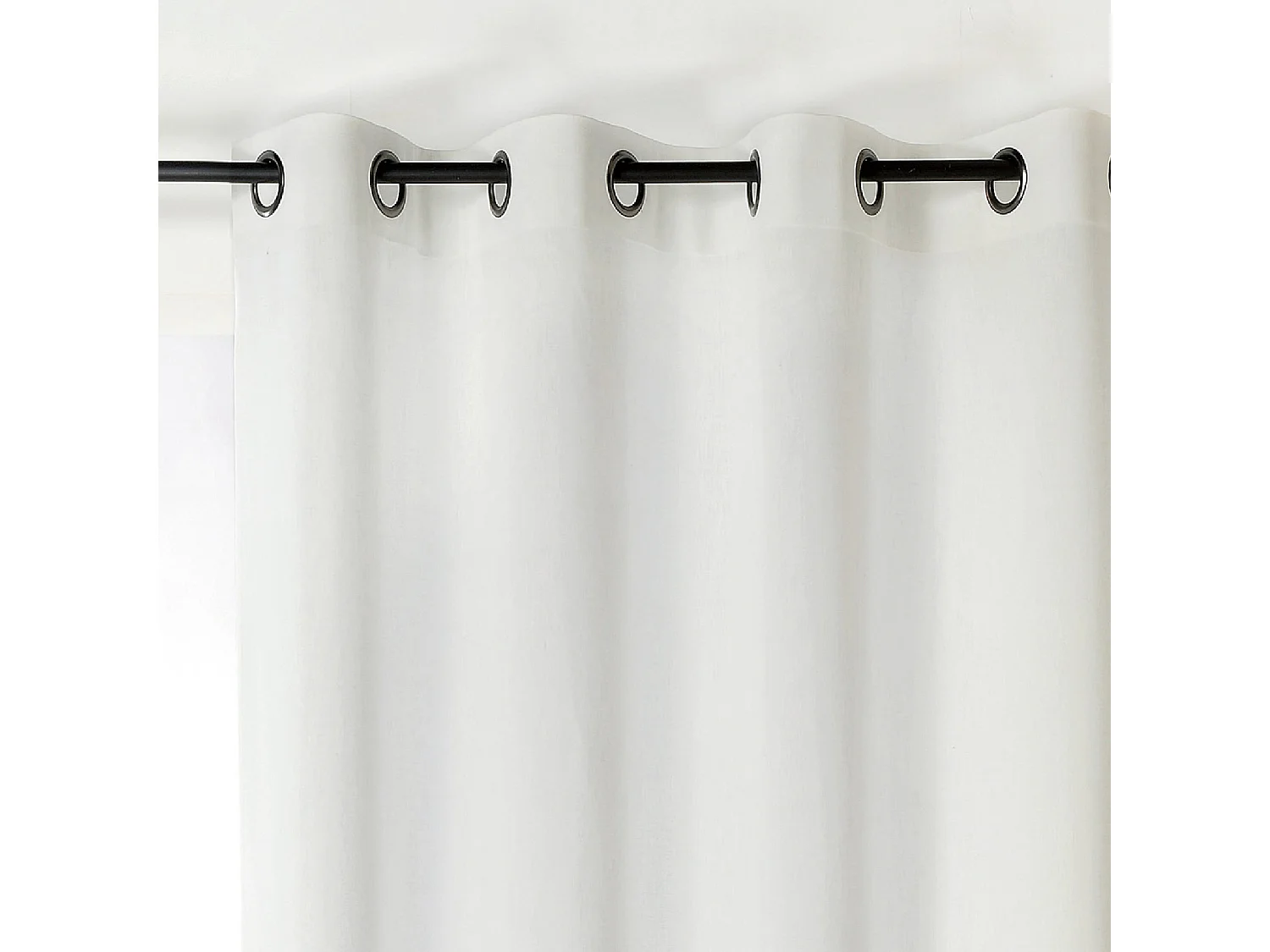 Cortina translúcida de poli/lin 140 x 250 cm