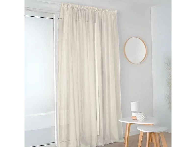 Visillo con galón fruncidor