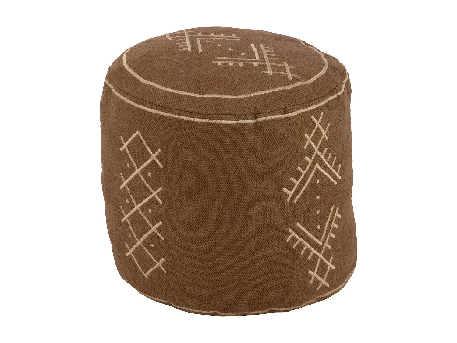 Pouf Déco "Camel Envoutant" 40cm Marron