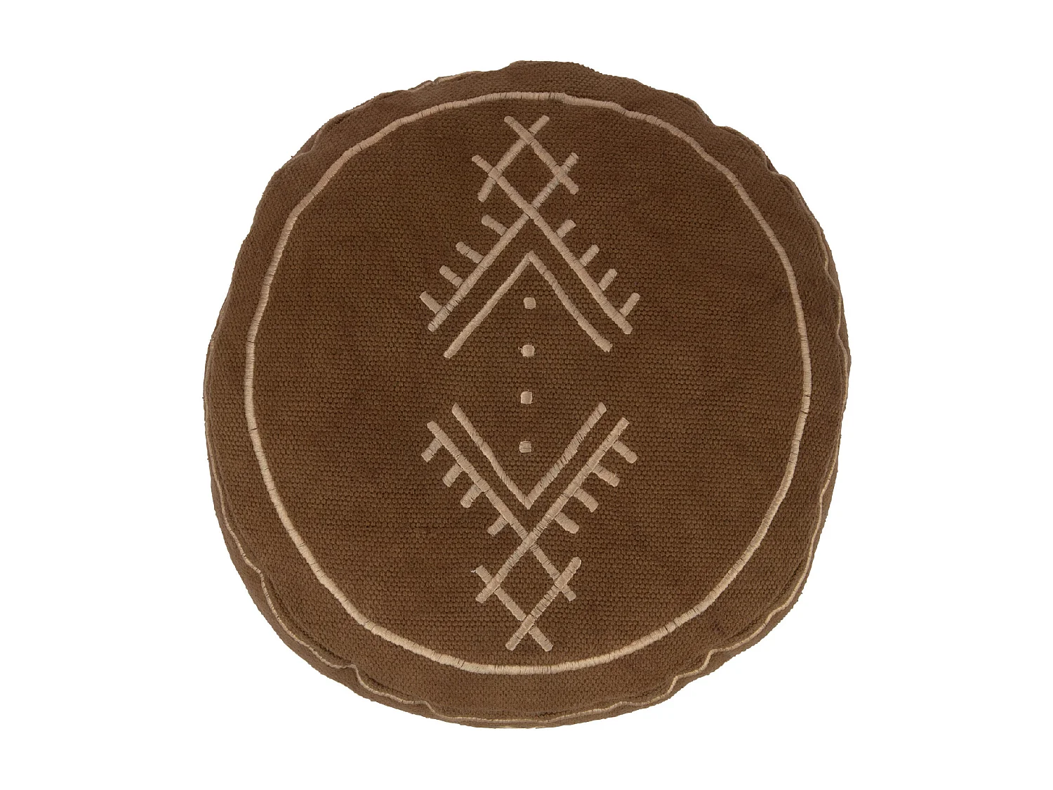 Pouf Déco "Camel Envoutant" 40cm Marron