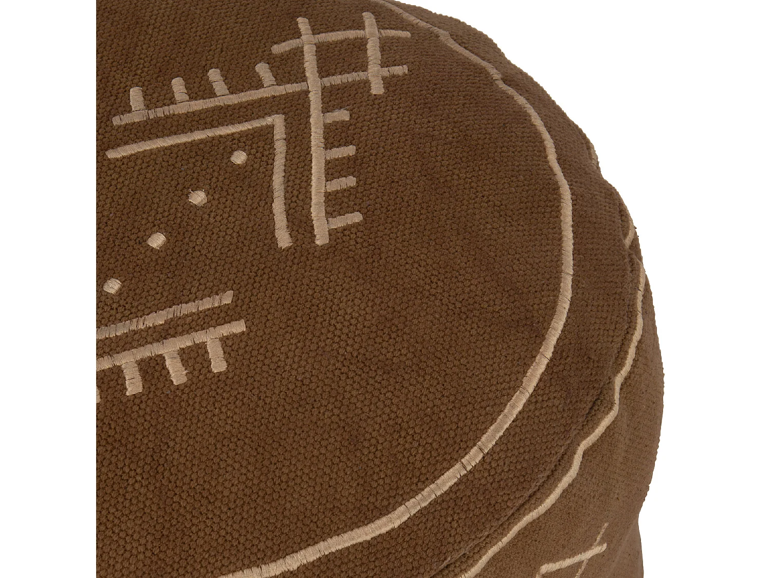 Pouf Déco "Camel Envoutant" 40cm Marron