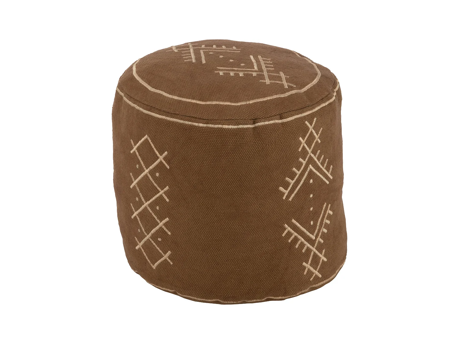 Pouf Déco "Camel Envoutant" 40cm Marron