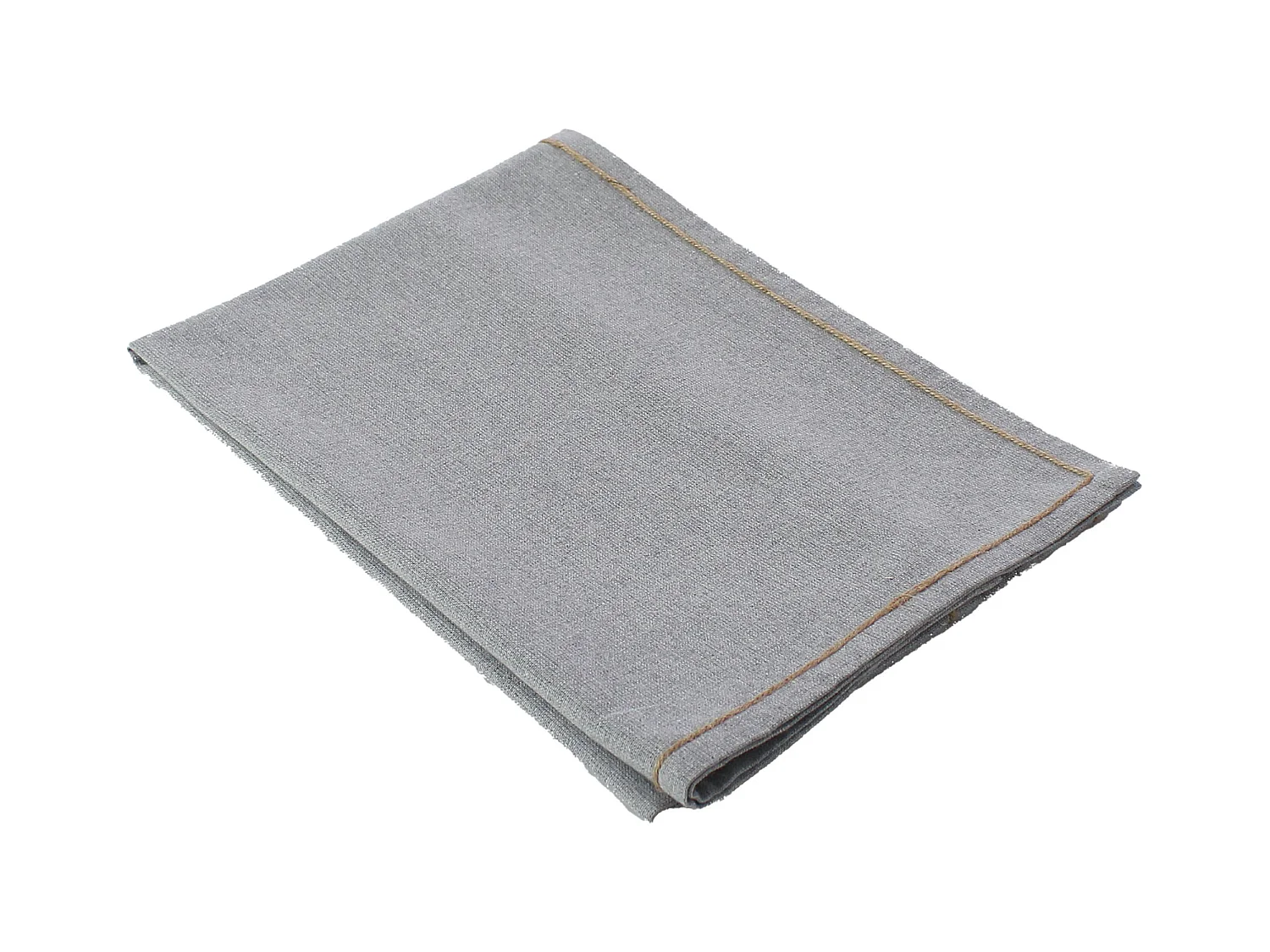 Tischläufer mit Wellenkante aus Jute