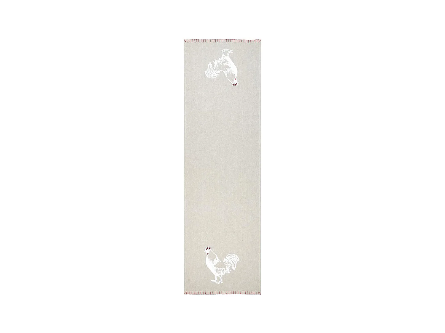 Chemin de table coq en coton