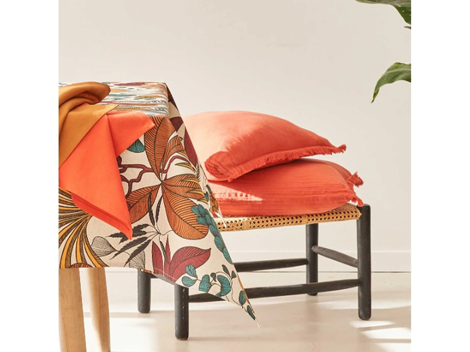 Nappe rectangulaire en coton enduit