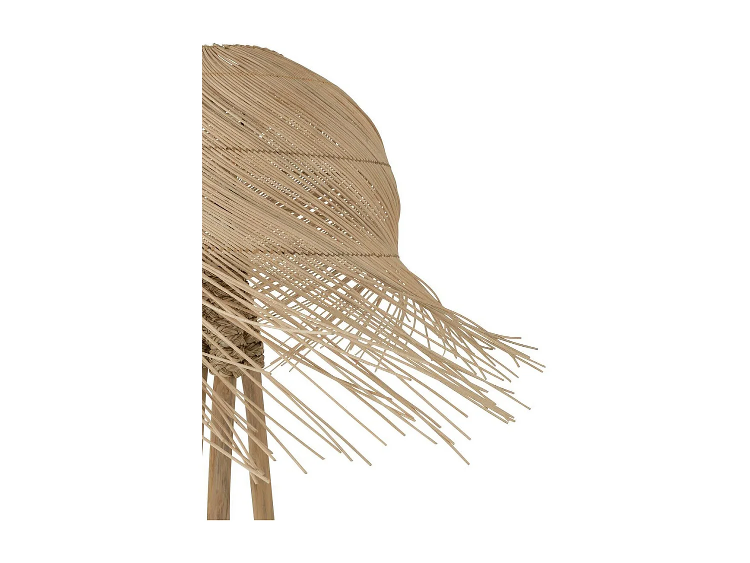 Lampadaire en Rotin "Branches" 177cm Naturel