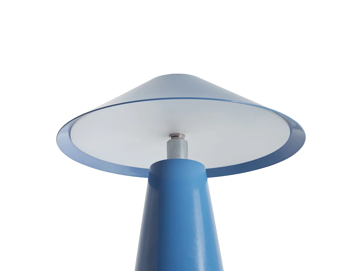 Wireless LED Table Lamp APAYAO with Dimmer Metal Blue