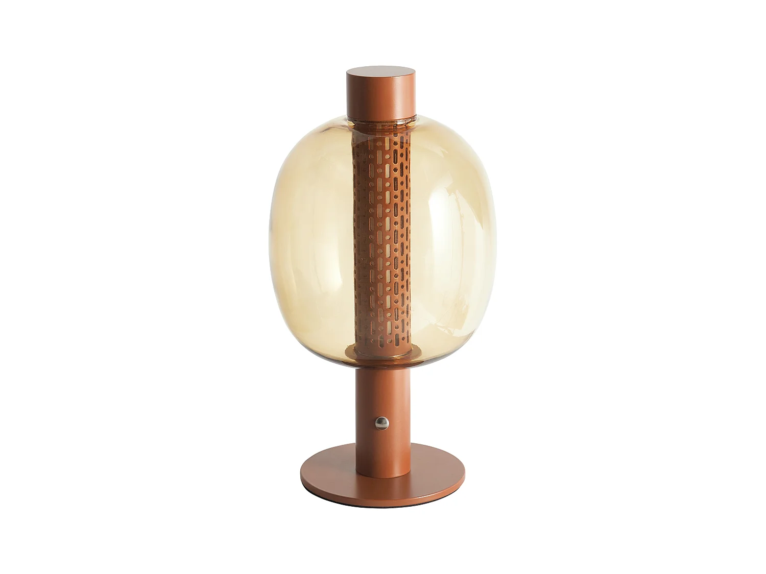 Lampe de table LED sans fil PULANGI Avec variateur Métal Marron