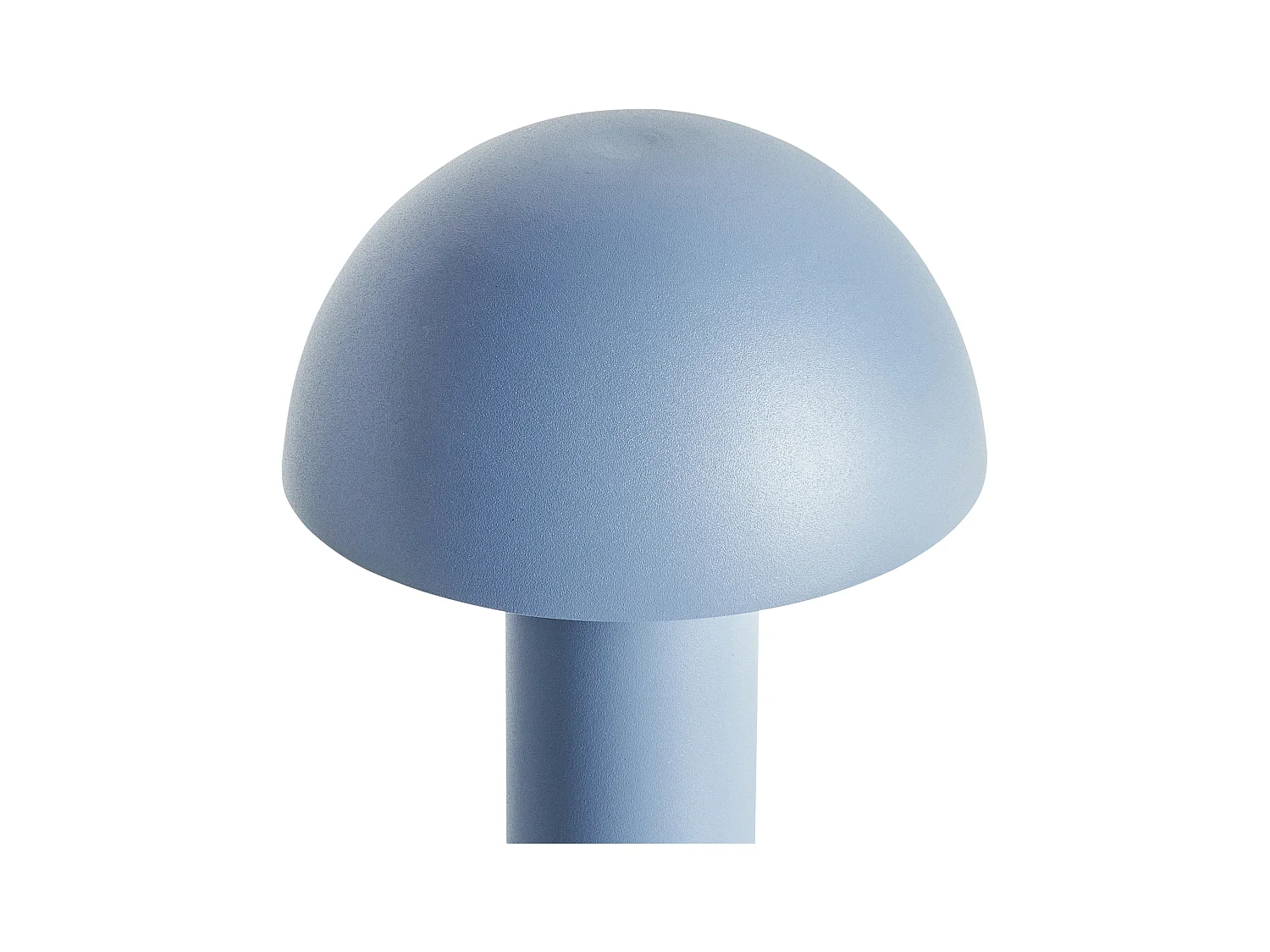 Tischlampe LED Metall blau Dimmfunktion wiederaufladbar kabellos Pilzform Bojo