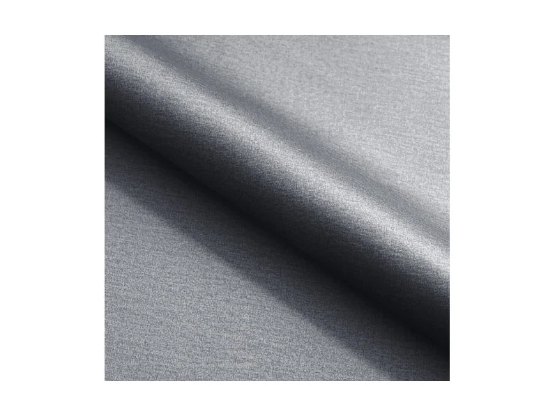 Canapé d'angle L-forme droite, canapé avec fonction couchage, 3 places, têtières réglables, MONOLITH, 177x270x99 cm, Gris