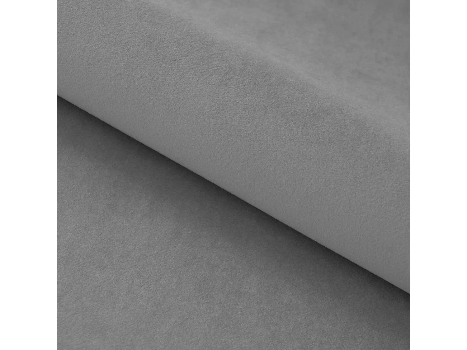 PlazaMINI Hoekbank L-Form Links, Bank met Slaapfunctie, 3-Zits, Verstelbare Hoofdkussens, Stof: SALVADOR, 177x270x99 cm, Grijs