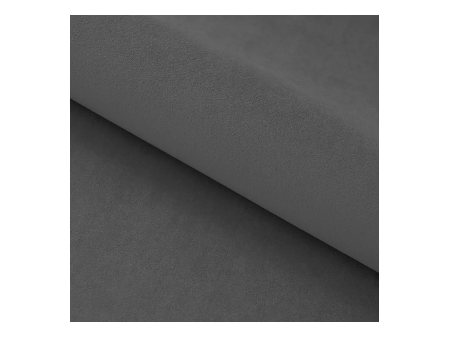 PlazaMINI Canapé d'angle L-forme Droit, canapé avec fonction lit, 3 places, têtières réglables, tissu : SALVADOR, 177x270x99 cm, Anthracite