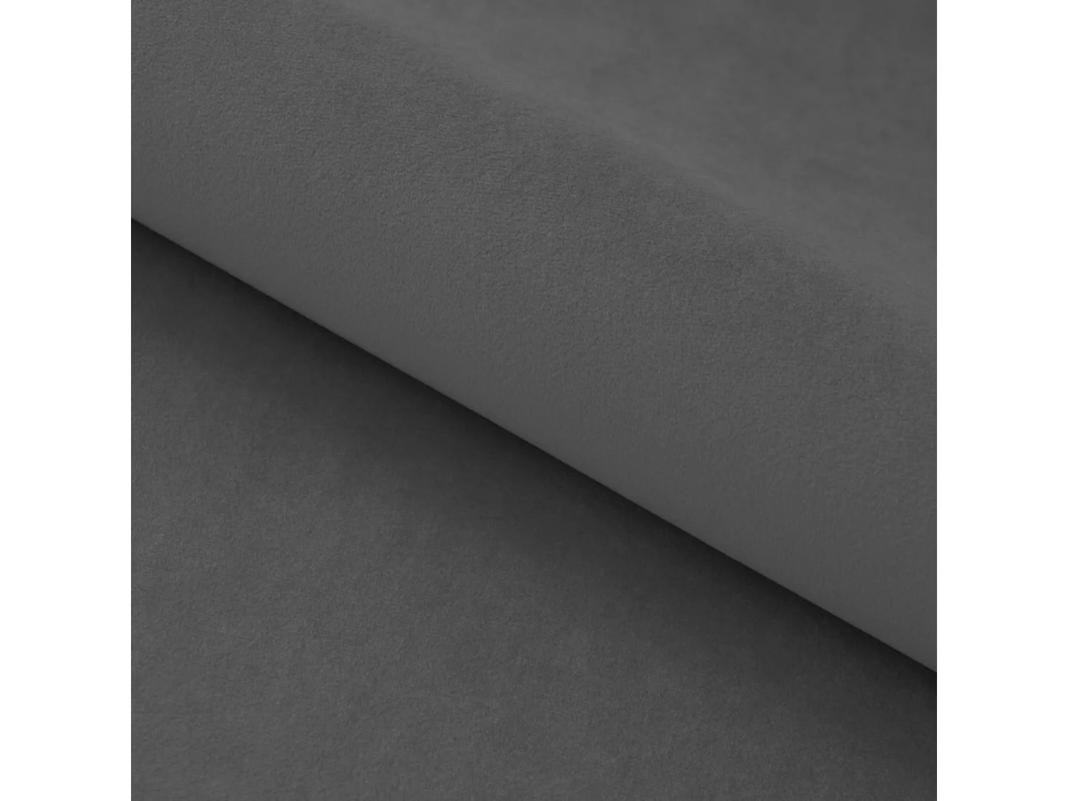 PlazaMINI Hoekbank L-Form Rechts, Bank met Slaapfunctie, 3-Zits, Verstelbare Hoofdkussens, Stof: SALVADOR, 177x270x99 cm, Antraciet