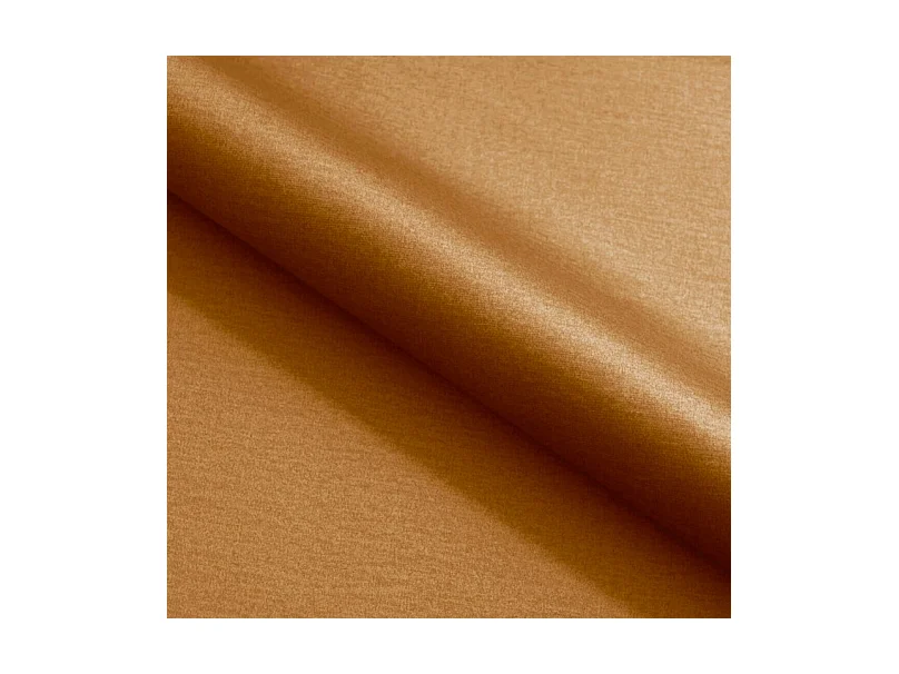 PlazaMINI Polsterecke L-Form Rechts, Ecksofa mit Schlaffunktion, 3-Sitzer, verstellbare Kopfstützen, MONOLITH, 177x270x99 cm, Gold