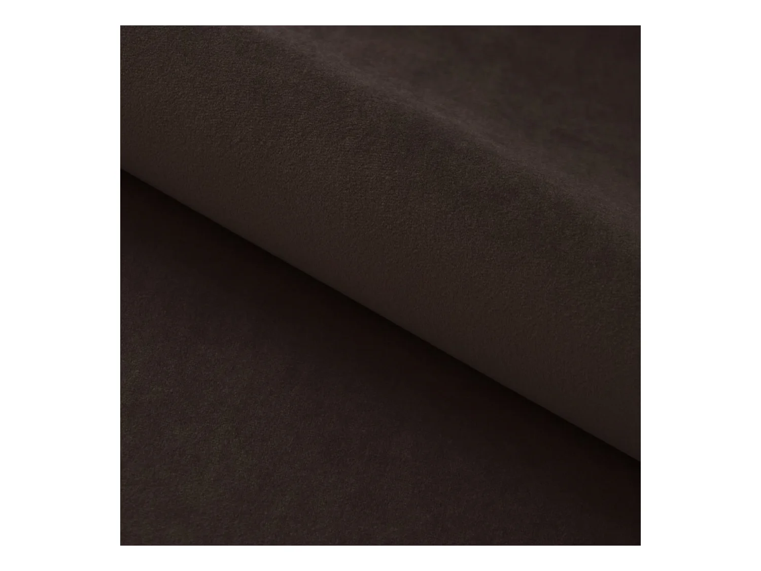 PlazaMINI Canapé d'angle L-forme Droit, canapé avec fonction lit, 3 places, têtières réglables, tissu : SALVADOR, 177x270x99 cm, Marron Foncé