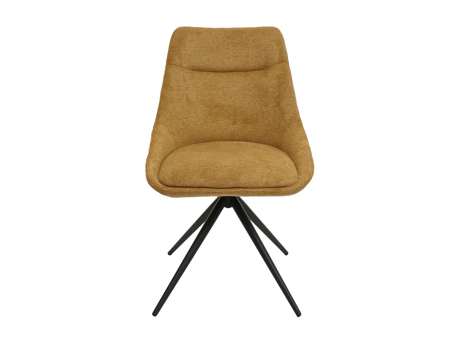 Chaise de salle à manger MCW-M65,  jaune moutarde