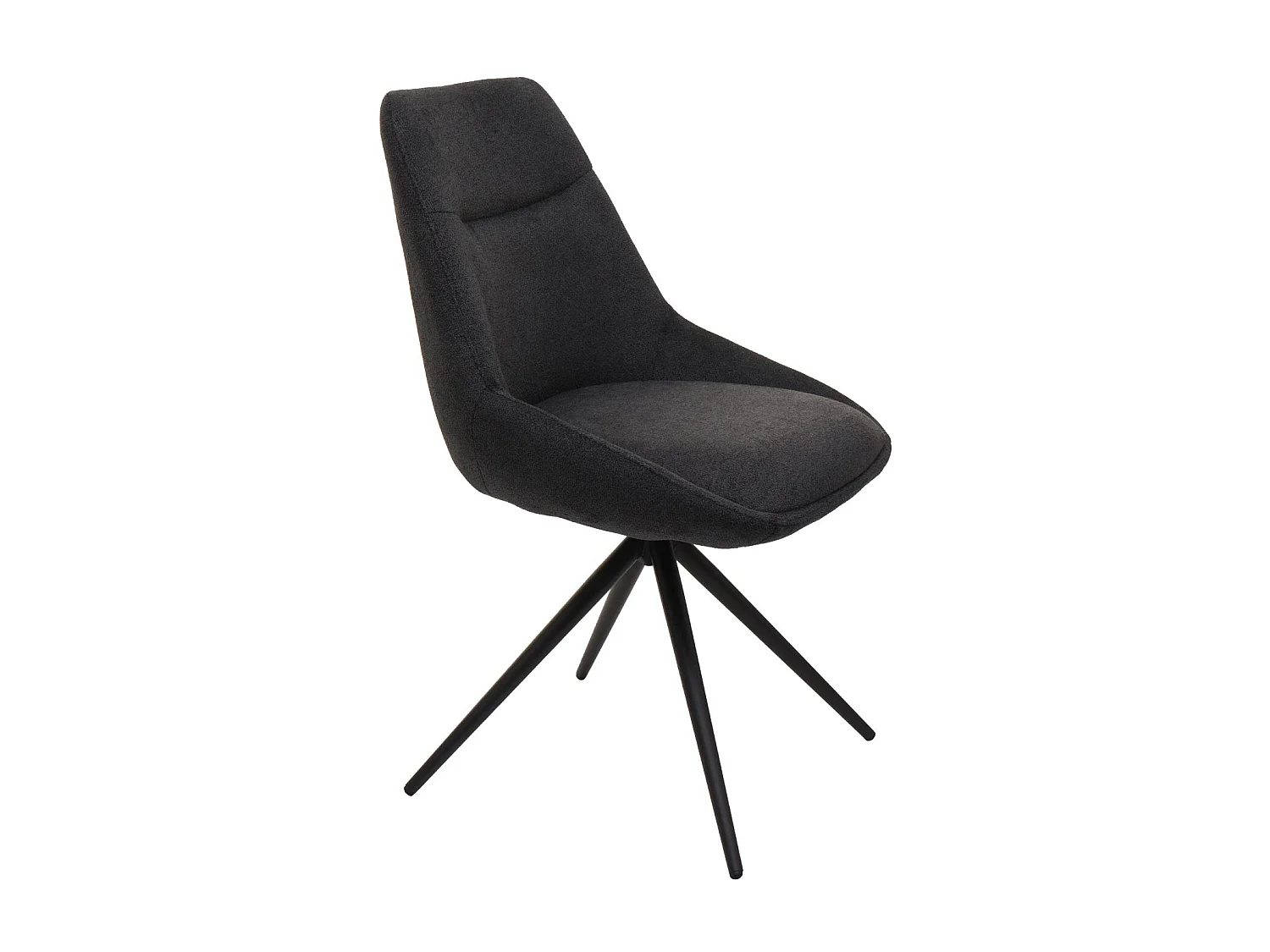Chaise de salle à manger MCW-M65,  anthracite