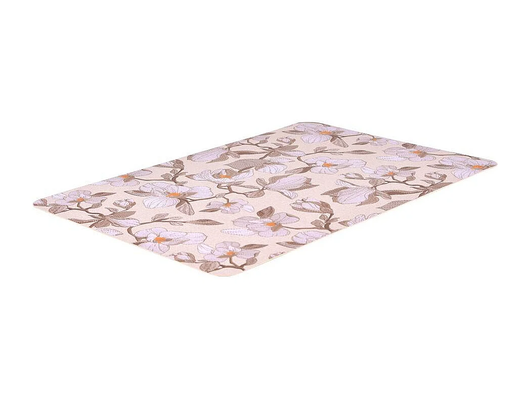 Set de table magnolias rectangulaire marron 44.5x33 cm (lot de 2)