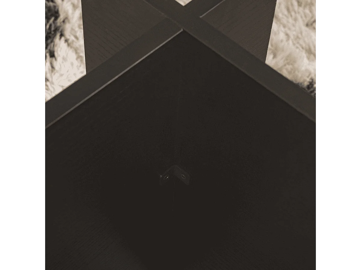 Salontafel met glazen blad L105 cm - NOAH