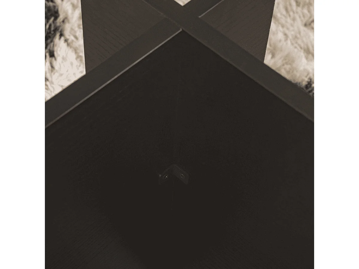 Salontafel met glazen blad L105 cm - NOAH