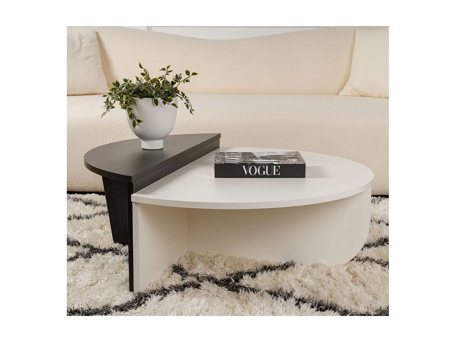 Lot de 2 tables basses L90 cm - ORION